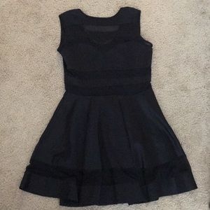 Black skater dress